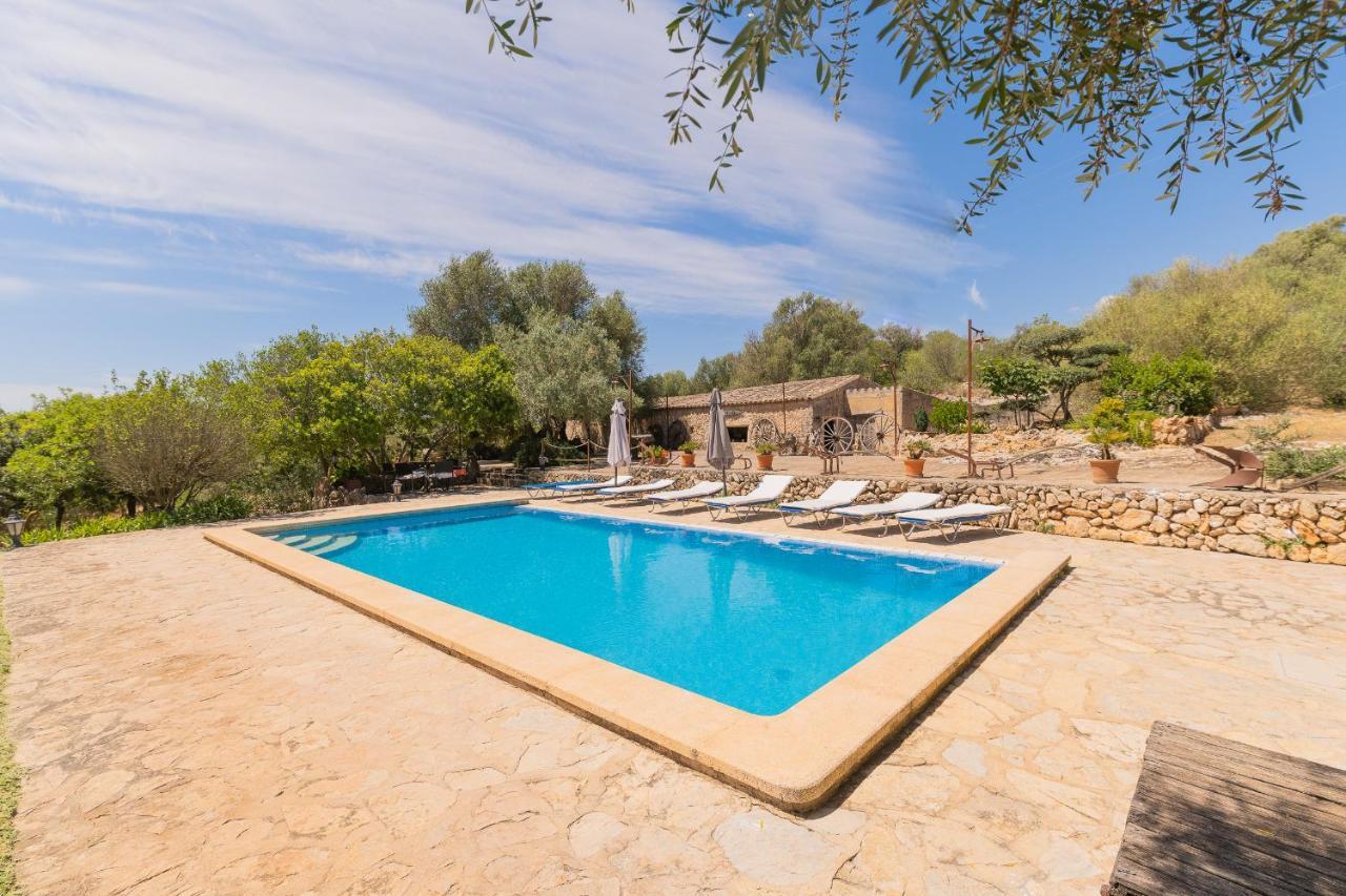 Murtera- Traditional Country Manor House For 9 People 5 Bedrooms And 4 Bathrooms Near Sant Llorenc Manacor  Exterior photo