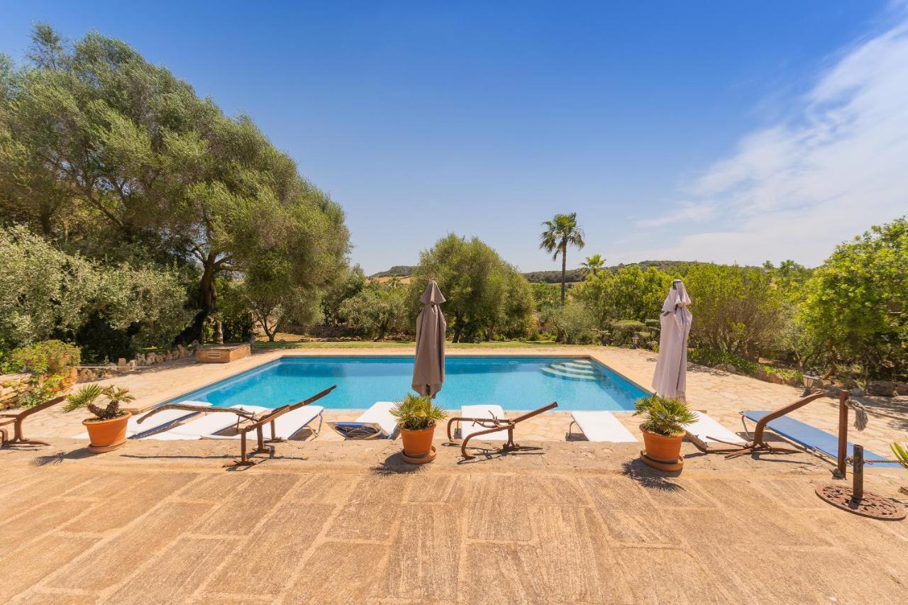 Murtera- Traditional Country Manor House For 9 People 5 Bedrooms And 4 Bathrooms Near Sant Llorenc Manacor  Exterior photo